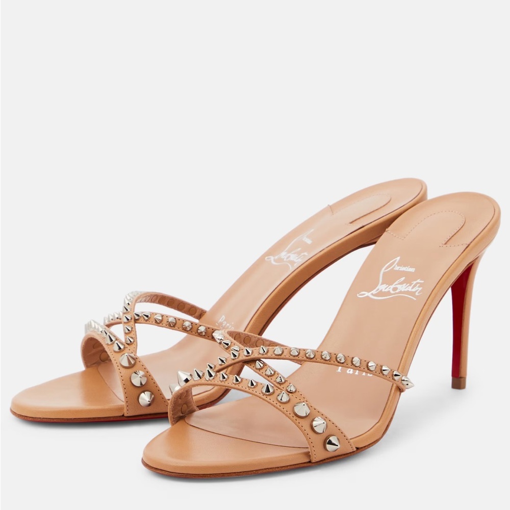Sale authentic Christian Louboutin | ATOOSH SPIKES 85 KID/LIN blush 37.5 heels